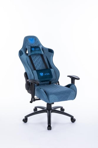 كرسي قيمنق ASA DAIMOND FABRIC BLUE