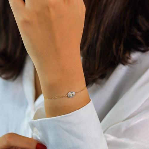 أسورة الأنيقة باللون الذهبي .(B1024)