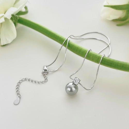 سلسلة الأنيقة باللون الفضي(N1022)