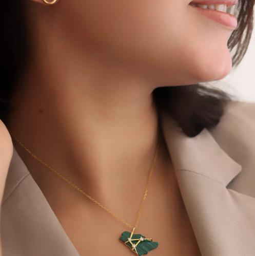 سلسلة خريطة المملكة الأنيقة باللون الذهبي (N369) .