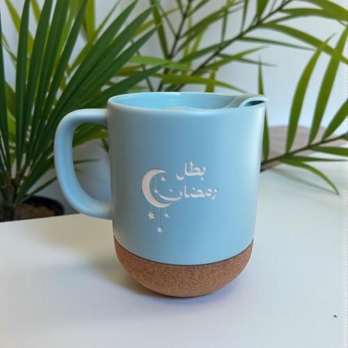 كوب بطل رمضان مع غطاء