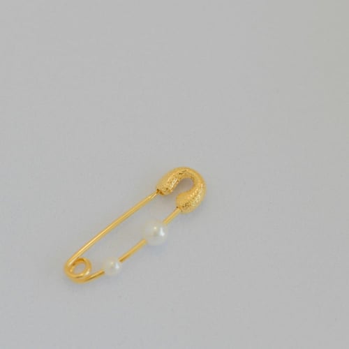 مشبك أنيق اللون ذهبي (P21).(بروش)