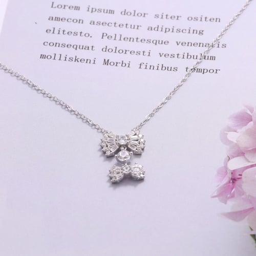 سلسلة أنيقة باللون الفضي (N228) .