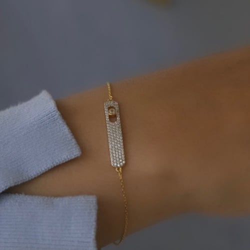 أسورة ميسكا أنيقة باللون الذهبي (B915) .