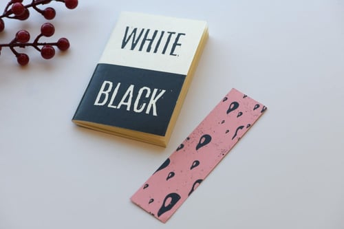 دفتر أبيض وأسود . (NOTEBOKE8)