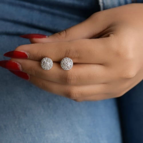 حلق أنيق باللون الذهبي (E576).