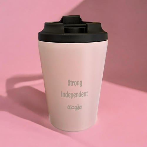 MUG strong independent - وردي (كوب حراري).(CUP132)
