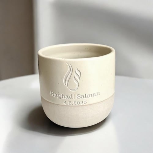 كوبين ليلة العمر ( حرفين / أسمين / تاريخ )(cup246)