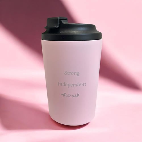MUG strong independent - وردي (كوب حراري).(CUP132)