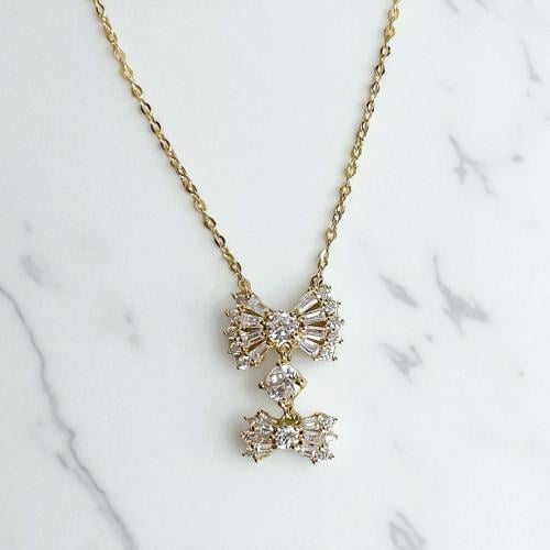 سلسلة أنيقة باللون الذهبي (N544) .