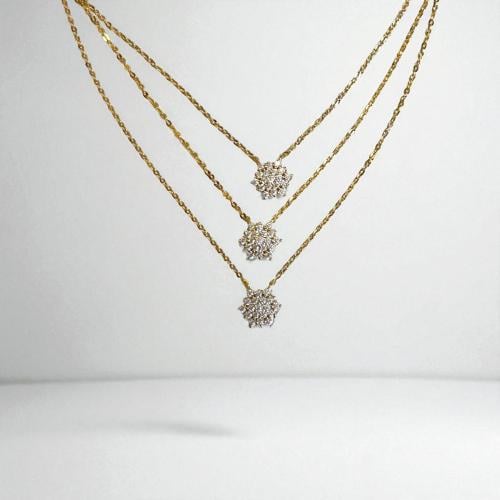 سلسلة أنيقة باللون الذهبي (N247).