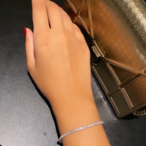 طقم أنيق مكون من قطعتين من الفضة الخالص عيار 925 م...