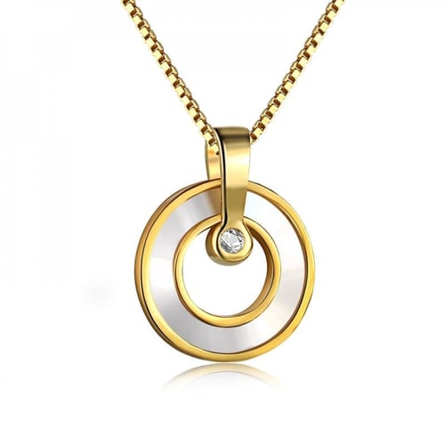 سلسلة أنيقة باللون الذهبي (N855) .