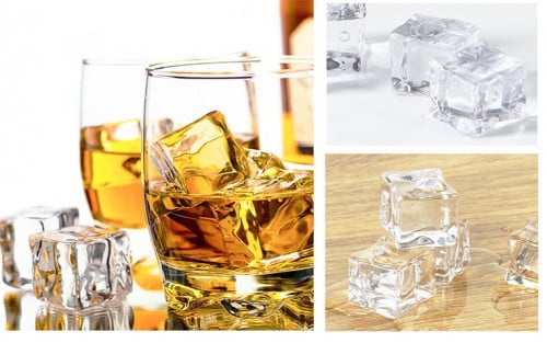 5 قطع ثلج صناعي كبير (cm 3*3 )