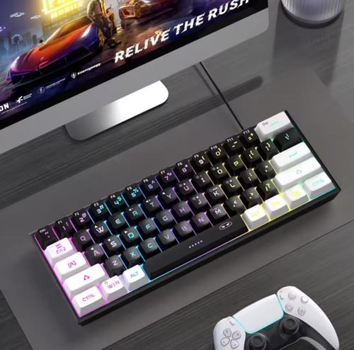 كيبورد قيمنق MAGEGEE ( أبيض - أسود )