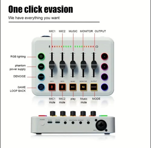 مكسر صوت USB مع تغيير الاصوات