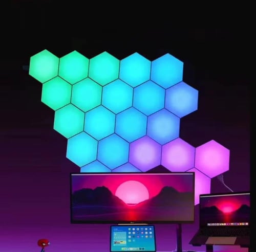 اضاءه نانو شكل سداسي 6 قطع