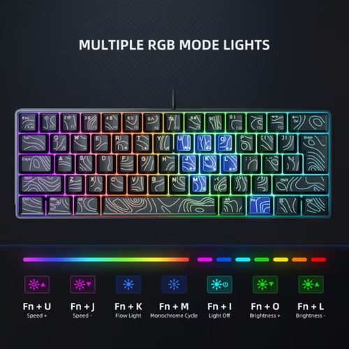 كيبورد قيمنق zh925 سلكي