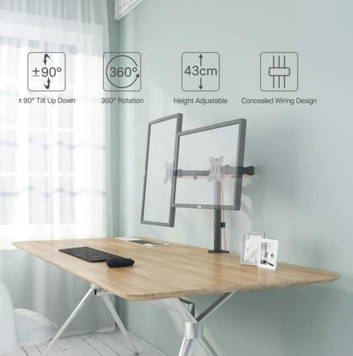 استاند شاشة ثنائي دوران 360 درجة