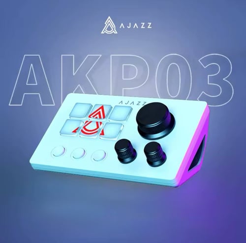 AJAZZ AKP03 ستريم دك + مكسر صوت