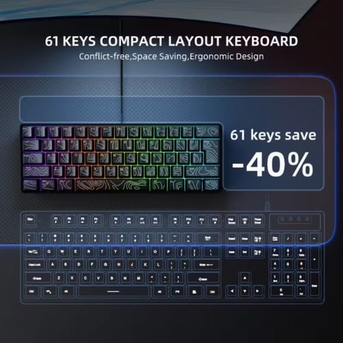 كيبورد قيمنق zh925 سلكي