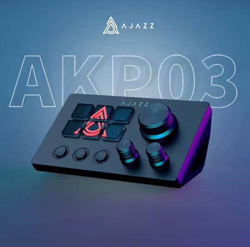 AJAZZ AKP03 ستريم دك + مكسر صوت