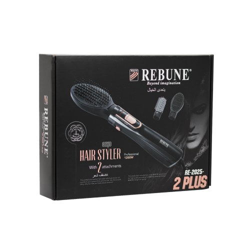 مصفف الشعر من ريبون مع فرشتين RE-2025-2 PLUS
