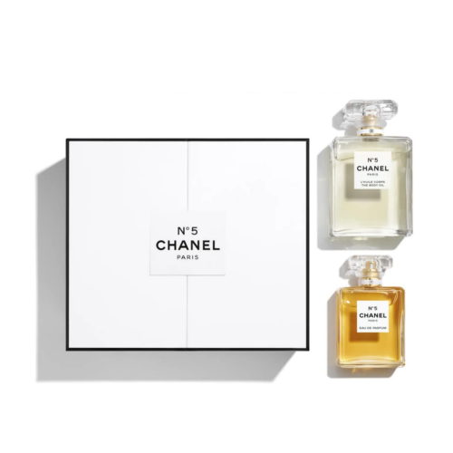 مجموعة شانيل ان 5 او دي بارفان (عطر 50ملي + زيت مس...