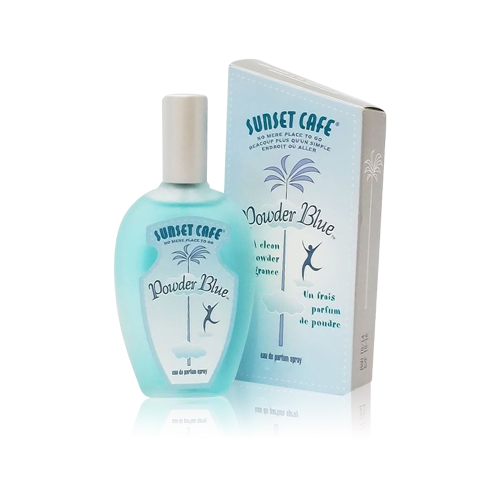 عطر صن سيت كافيه باودر بلو او دي بارفان