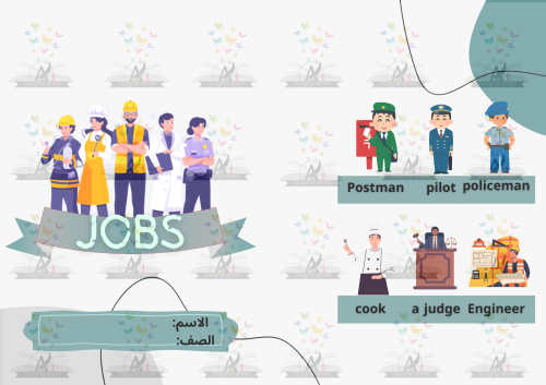 مطوية Jobs نموذج ٢ سادس ابتدائي