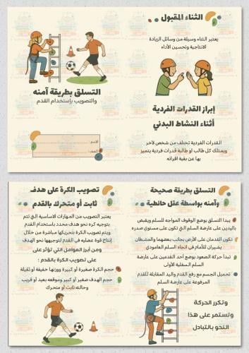 مطوية التسلق بطريقة امنه ثالث ابتدائي