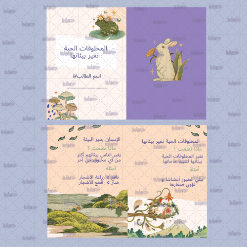 المخلوقات الحية تغير بيئاتها