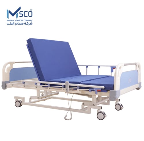 سرير طبي عريض مقاس 120cm مع مرتبة اربع حركات وخاصي...