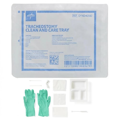 طقم تنظيف الحنجره TRACHEOSTOMY CLEAN AND CRE TRAY