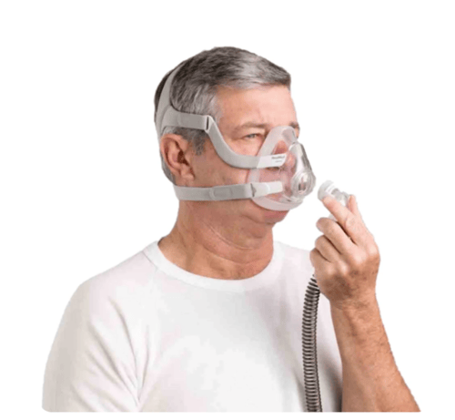 كمام سيباب من السيلكون من رزمد AirFit F20 ResMed C...