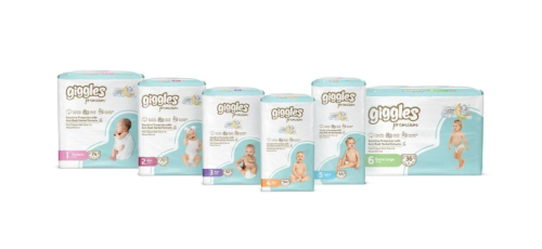 حفائض اطفال جيجلز بريميوم جامبو Giggles Premium Ju...