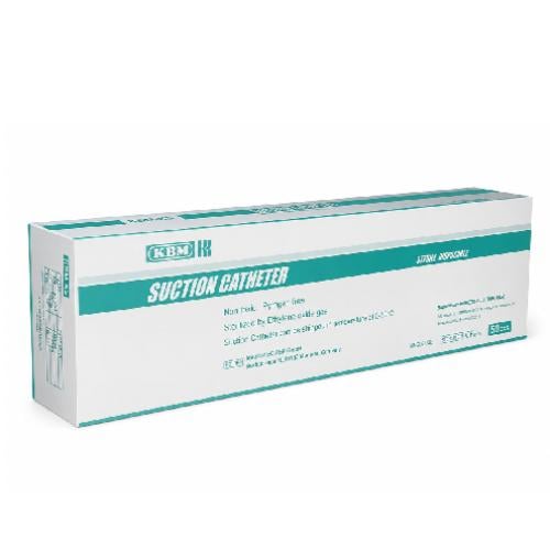 قسطرة شفط بلغم عبوة 50 حبه KBM Suction Catheter