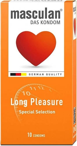 واقي ذكري-ماسكولان-متعة مطولة-10 حبات