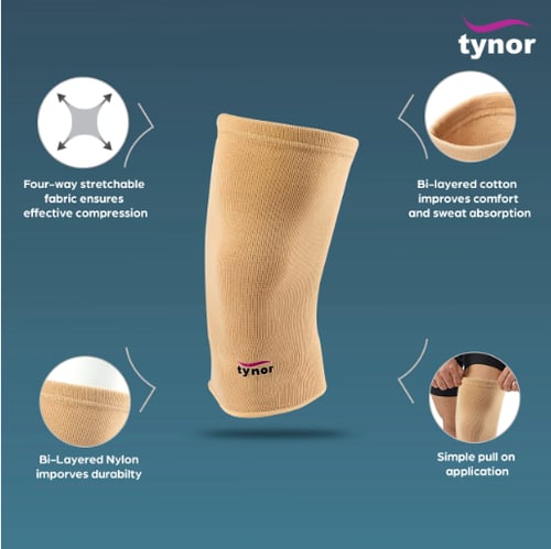 مشد للركبه 2 حبه موديل TYNOR D-04