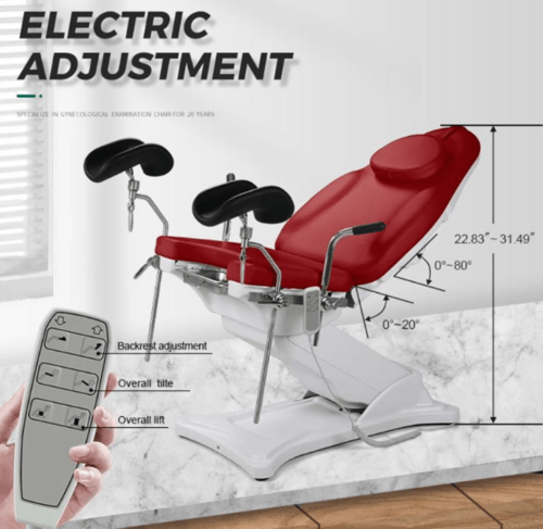 طاولة فحص نسائية كهربائية 3 محركات Dp-YF023