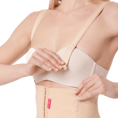 مشد ايطالي تحت الركبة شد المؤخرة البرازيلية بعد عم...