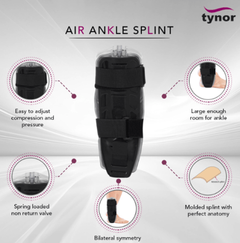 جبيره هوئيه للكاحل مقاس مفتوح موديل TYNOR D-40