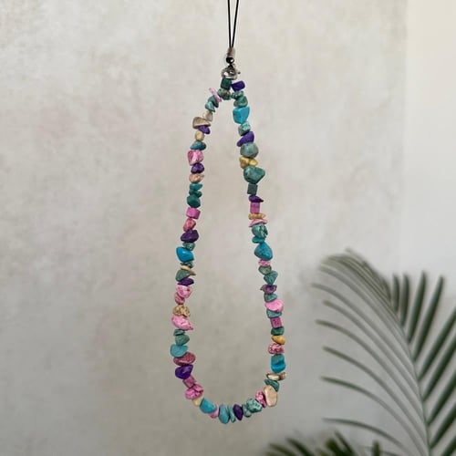 تعليقة جوال حجر ملون