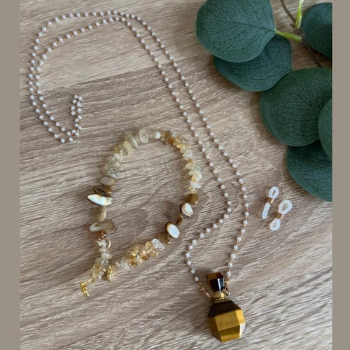 تعليقة شنط تولة من حجر لعطرك المفضل ولها ٣ استخدام...