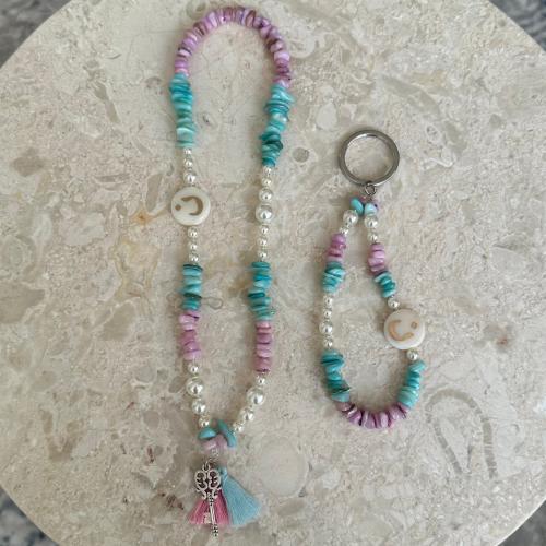 تعليقه سياره حجر فيروزي وبنفسجي فاتح