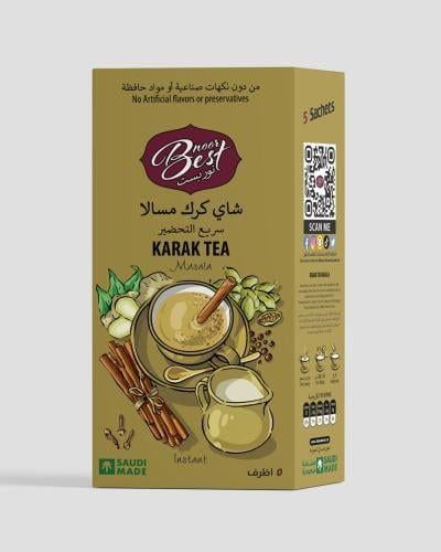 شاي كرك مسالا نور بست 5 اظرف