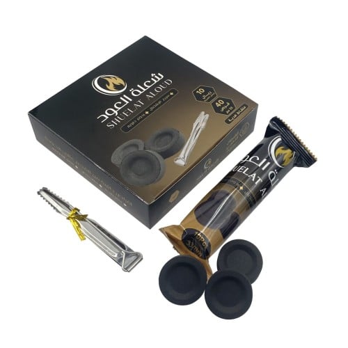 علبة فحم شعلة العود