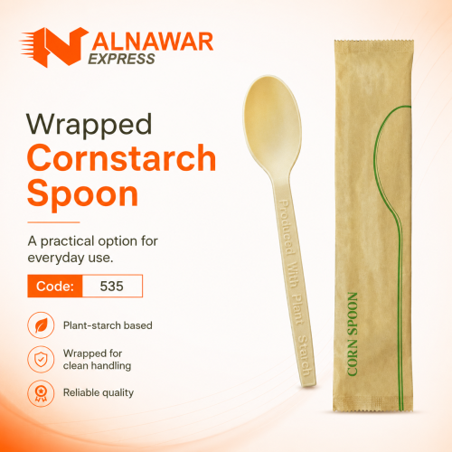 Corn spoons coated (500 pieces)