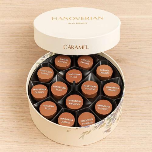 صندوق شكولاتة متنوعة من هنوفيرين 42 قطعة