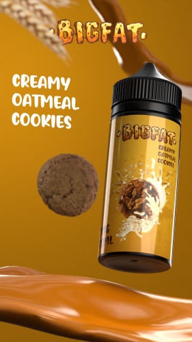 BIGFAT CREAMY OATMEAL COOKIES 100ML / 2MG